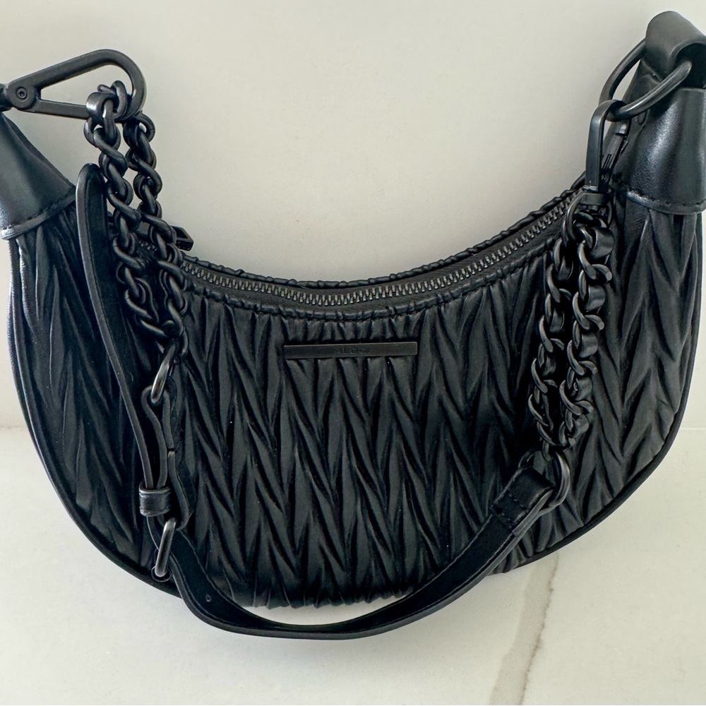 Aldo black Quilted Bag